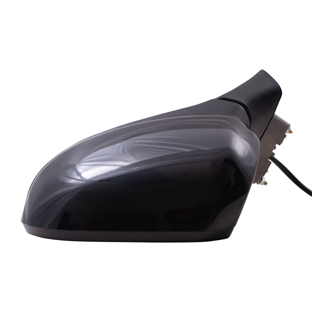 Brock Aftermarket Replacement Driver Left Power Mirror Textured Black without Heat-Signal-Camera Compatible with 2019 Hyundai Santa Fe