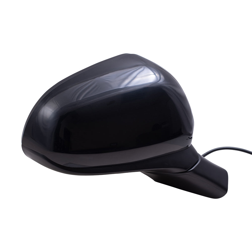 Brock Aftermarket Replacement Passenger Right Power Mirror Textured Black without Heat-Signal-Camera Compatible with 2019 Hyundai Santa Fe