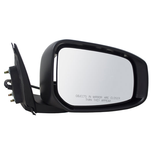 Brock Replacement Passengers Power Side View Mirror Compatible with 15-17 Lancer 7632C352WB