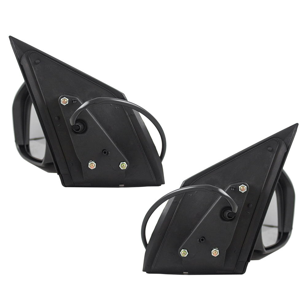 Brock Replacement Pair Set Power Side View Mirrors Compatible with 14-17 Mirage 7632B279 7632B168XA