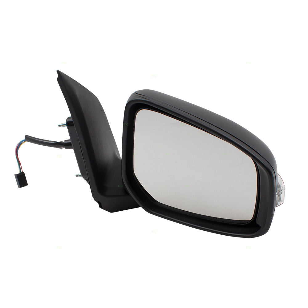 Brock Replacement Passengers Power Side View Mirror w/ Signal Compatible with 15-18 Mirage & 17-18 Mirage G4 SE 7632B790XA