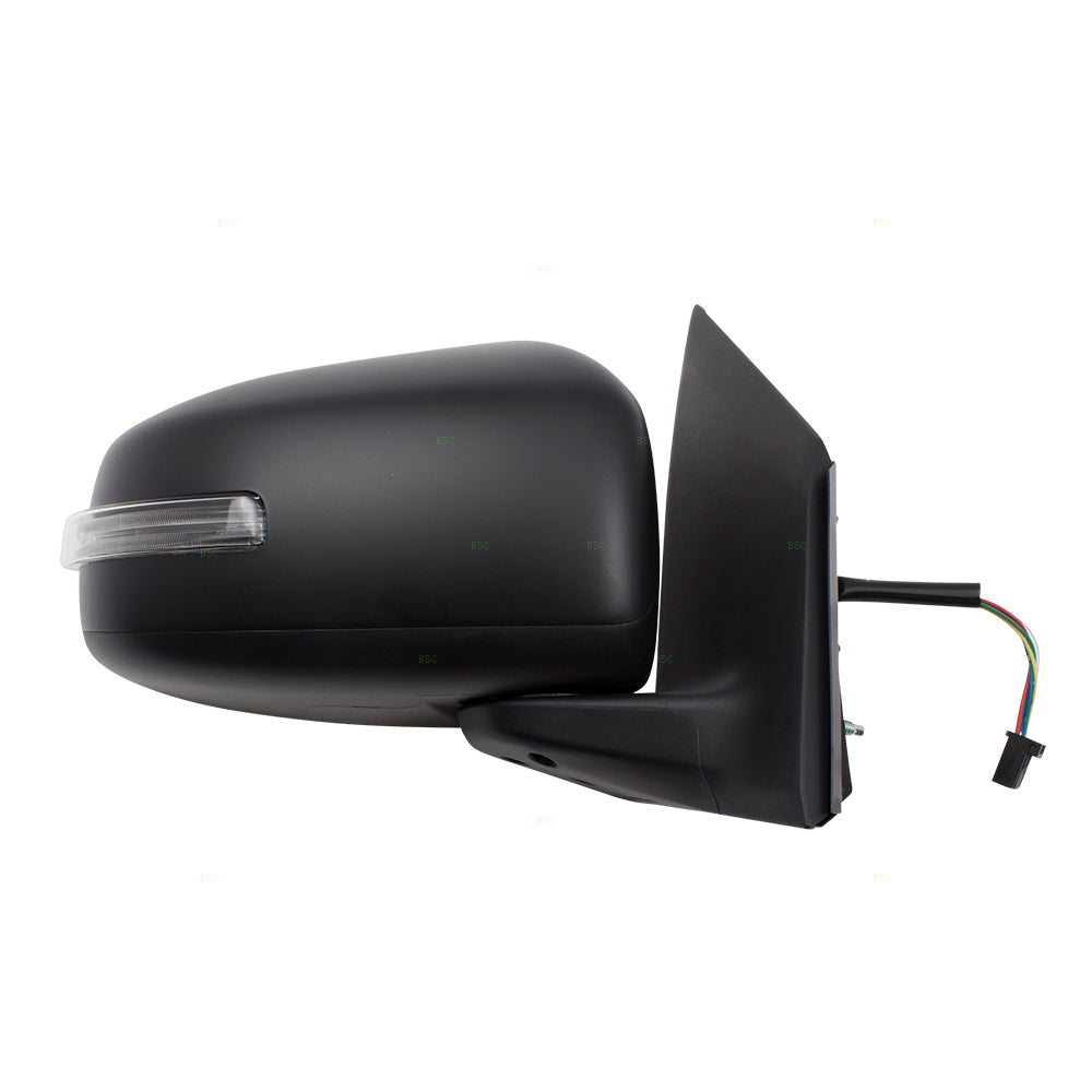 Brock Replacement Passengers Power Side View Mirror w/ Signal Compatible with 15-18 Mirage & 17-18 Mirage G4 SE 7632B790XA