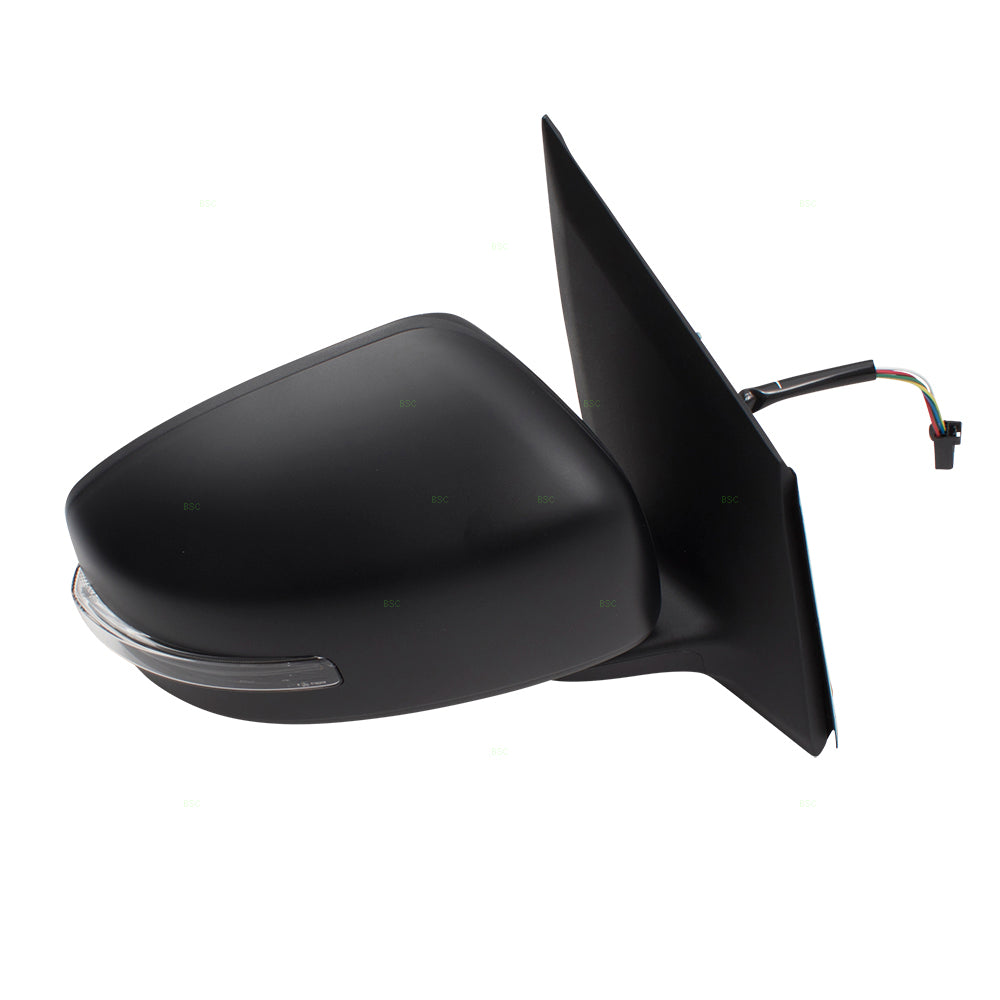 Brock Replacement Passengers Power Side View Mirror w/ Signal Compatible with 15-18 Mirage & 17-18 Mirage G4 SE 7632B790XA