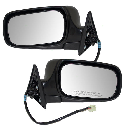 Brock Replacement Driver and Passenger Power Side View Mirror Compatible with 2004-2008 Forester SUV 91031SA571 91031SA561