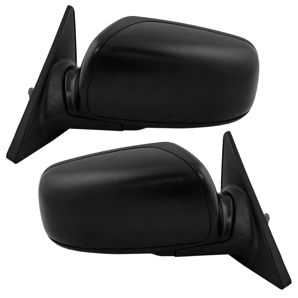 Brock Replacement Driver and Passenger Power Side View Mirror Compatible with 2004-2008 Forester SUV 91031SA571 91031SA561