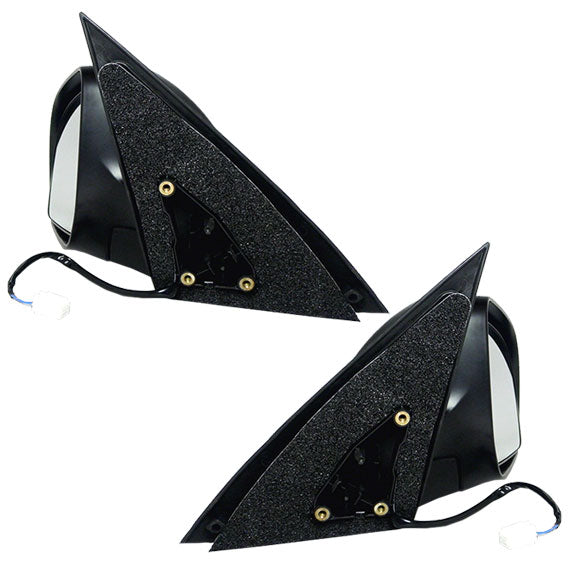 Brock Replacement Driver and Passenger Power Side View Mirror Compatible with Forester 91029SC050 91029SC040
