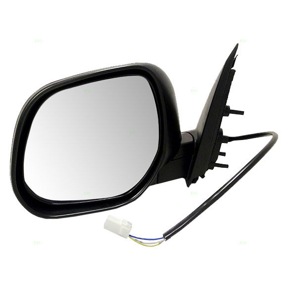 Brock Replacement Drivers Power Side View Mirror Ready-to-Paint Compatible with 07-09 Outlander SUV 7632A063