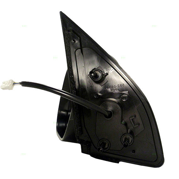 Brock Replacement Drivers Power Side View Mirror Ready-to-Paint Compatible with 07-09 Outlander SUV 7632A063