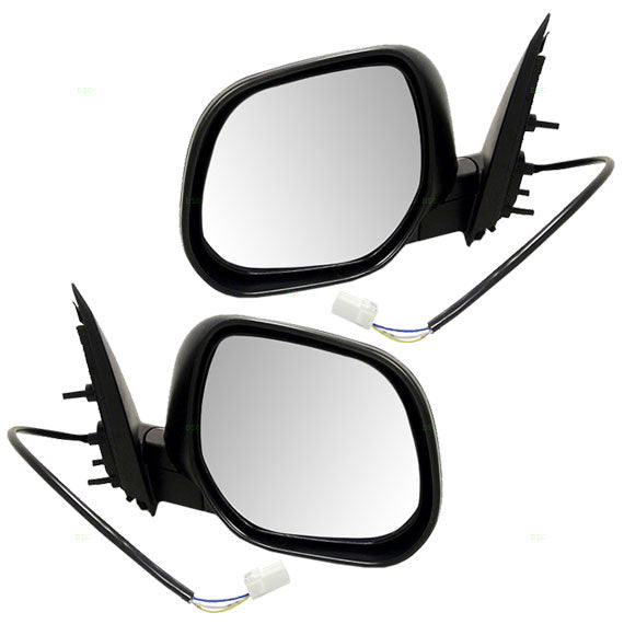 Brock Replacement Driver and Passenger Power Side View Mirror Ready-to-Paint Compatible with 07-09 Outlander SUV 7632A063 7632A064