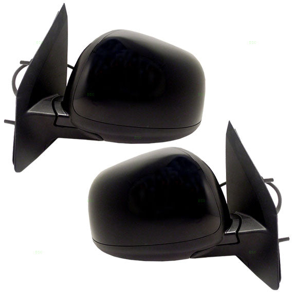 Brock Replacement Driver and Passenger Power Side View Mirror Ready-to-Paint Compatible with 07-09 Outlander SUV 7632A063 7632A064