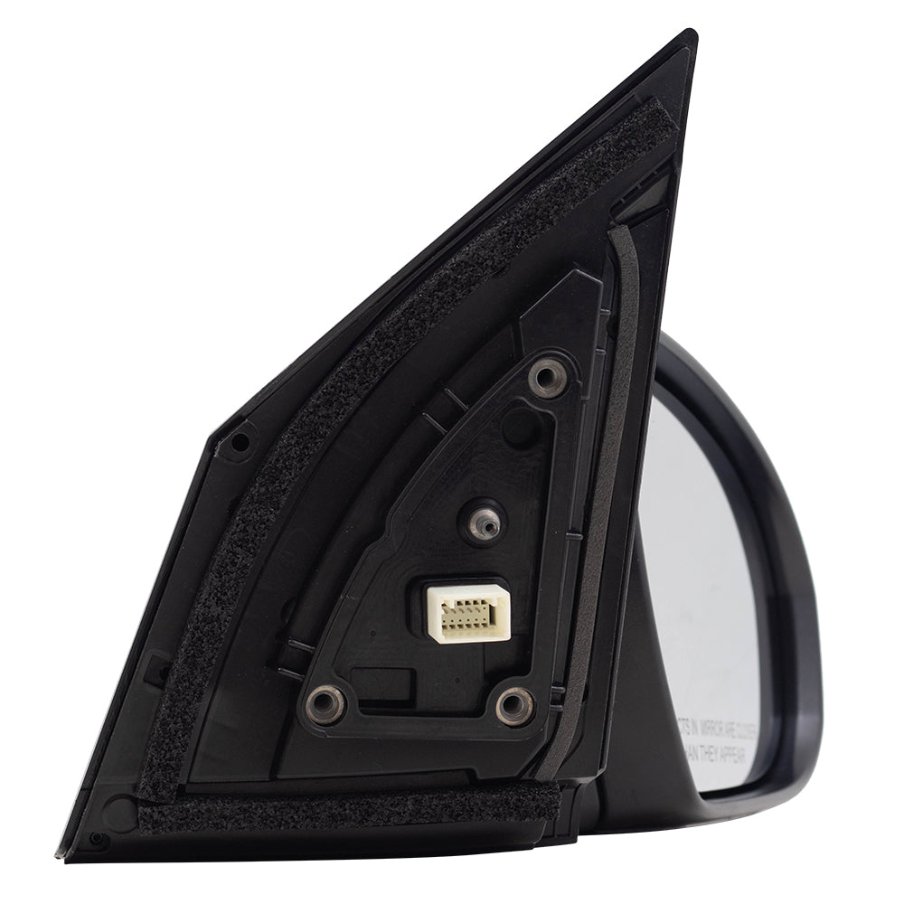 Brock Replacement Passenger Power Side Mirror Heated Compatible with 2016-2018 Tucson