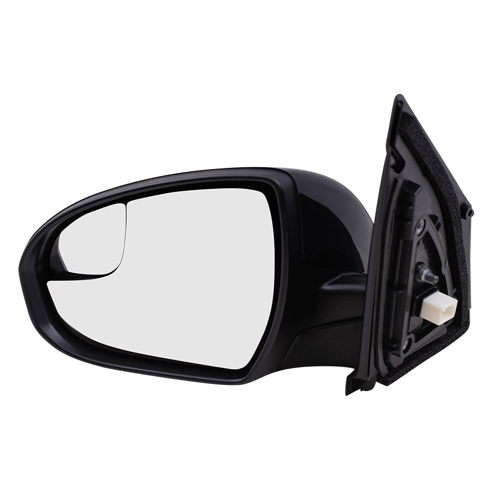 Brock Replacement Driver Power Side Mirror Heated Signal Compatible with 2016-2018 Tucson