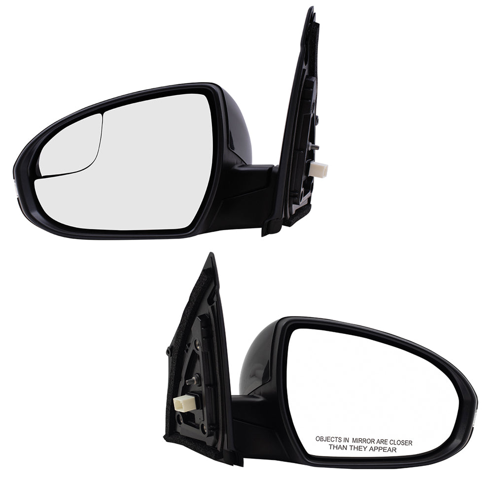 Pair Side View Door Mirrors for 2016-2018 Hyundai Tucson Power Heated Signal Set