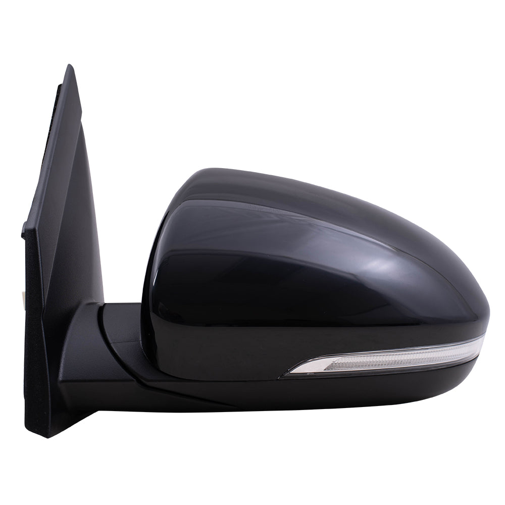 Brock Replacement Driver Power Side Mirror Heated Signal Compatible with 2016-2018 Tucson