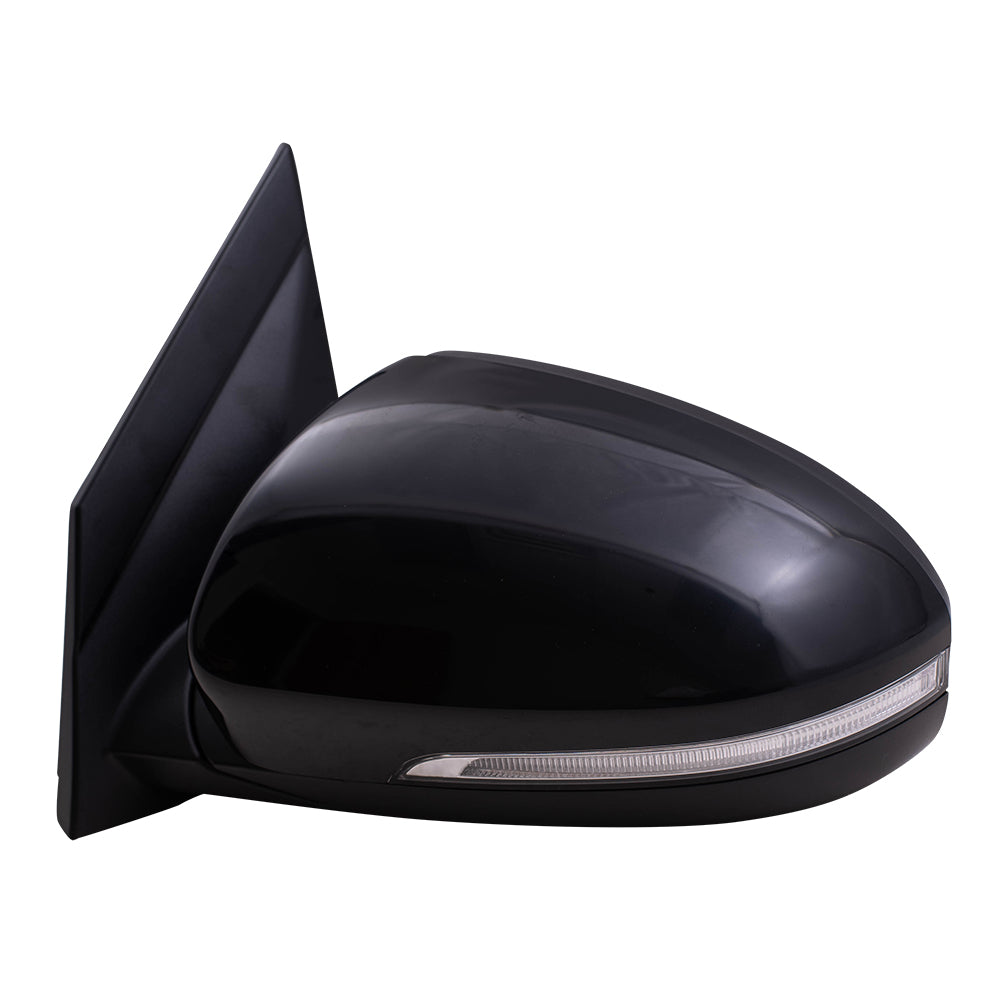 Brock Replacement Driver Power Side Mirror Heated Signal Compatible with 2016-2018 Tucson