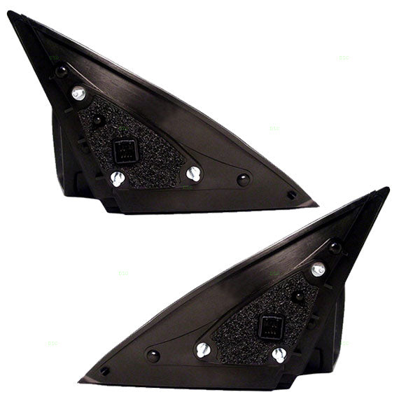 Brock Replacement Driver and Passenger Power Side View Mirrors Heated Signal Ready-to-Paint Compatible with 2011-2014 Optima 876102T130 876202T130