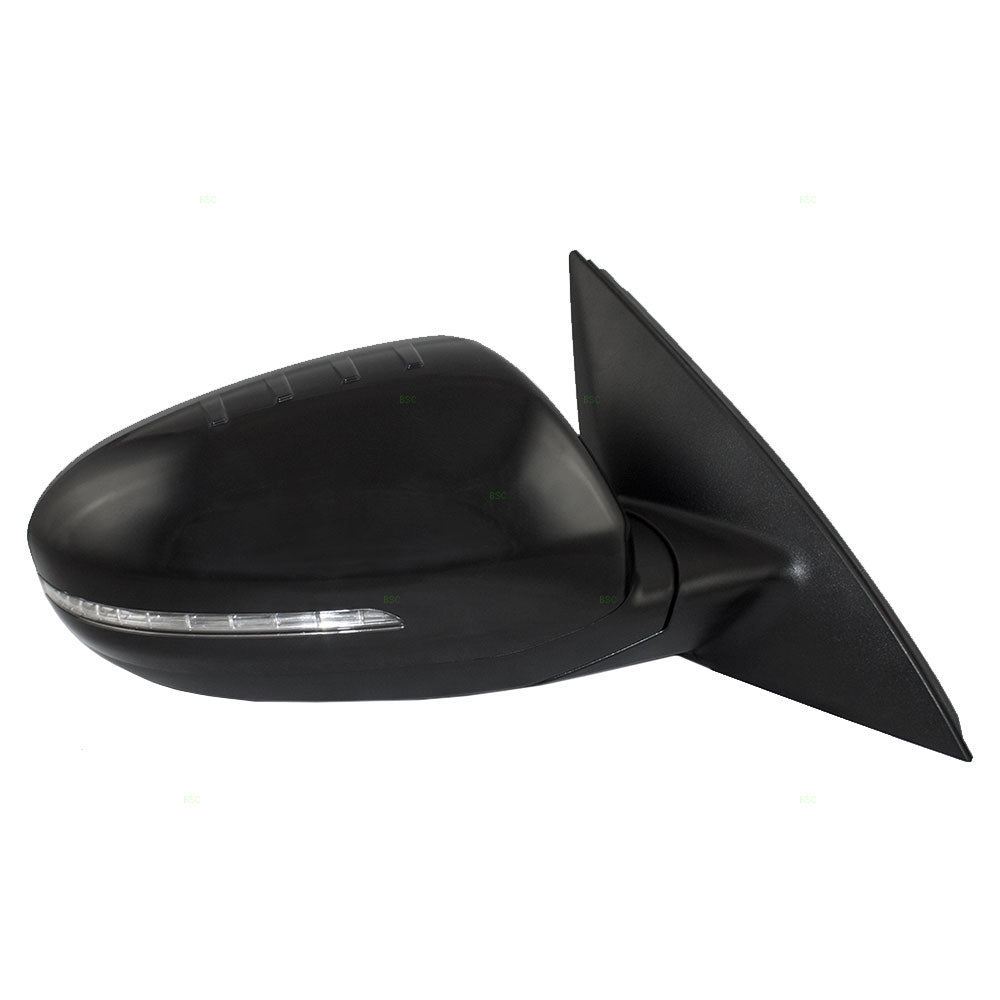 Brock Replacement Passengers Power Side View Mirror Heated Signal Compatible with 2014-2015 Optima 87620-4C510
