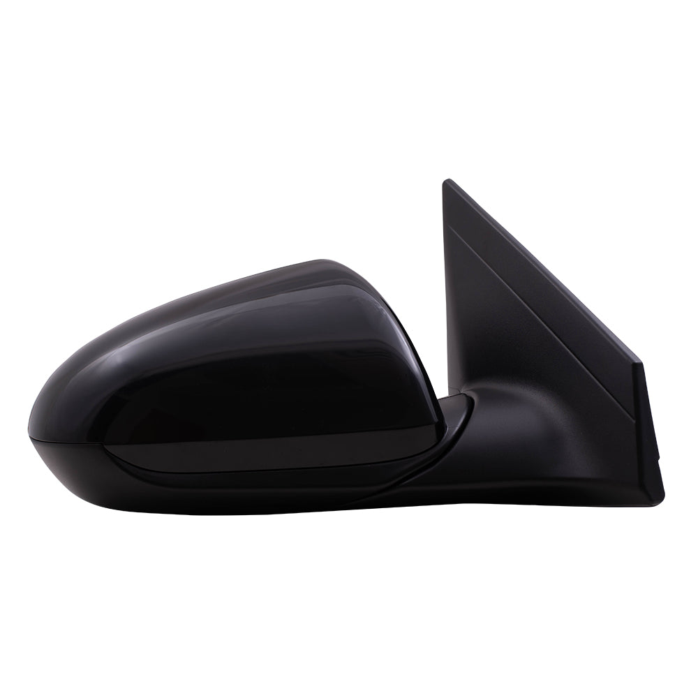 Brock Replacement Passenger Power Mirror Heated Compatible with 2017 2018 Elantra Sedan