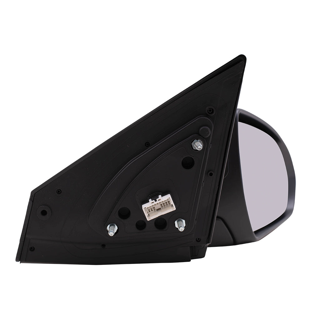 Brock Replacement Passenger Power Mirror Heated Compatible with 2017 2018 Elantra Sedan