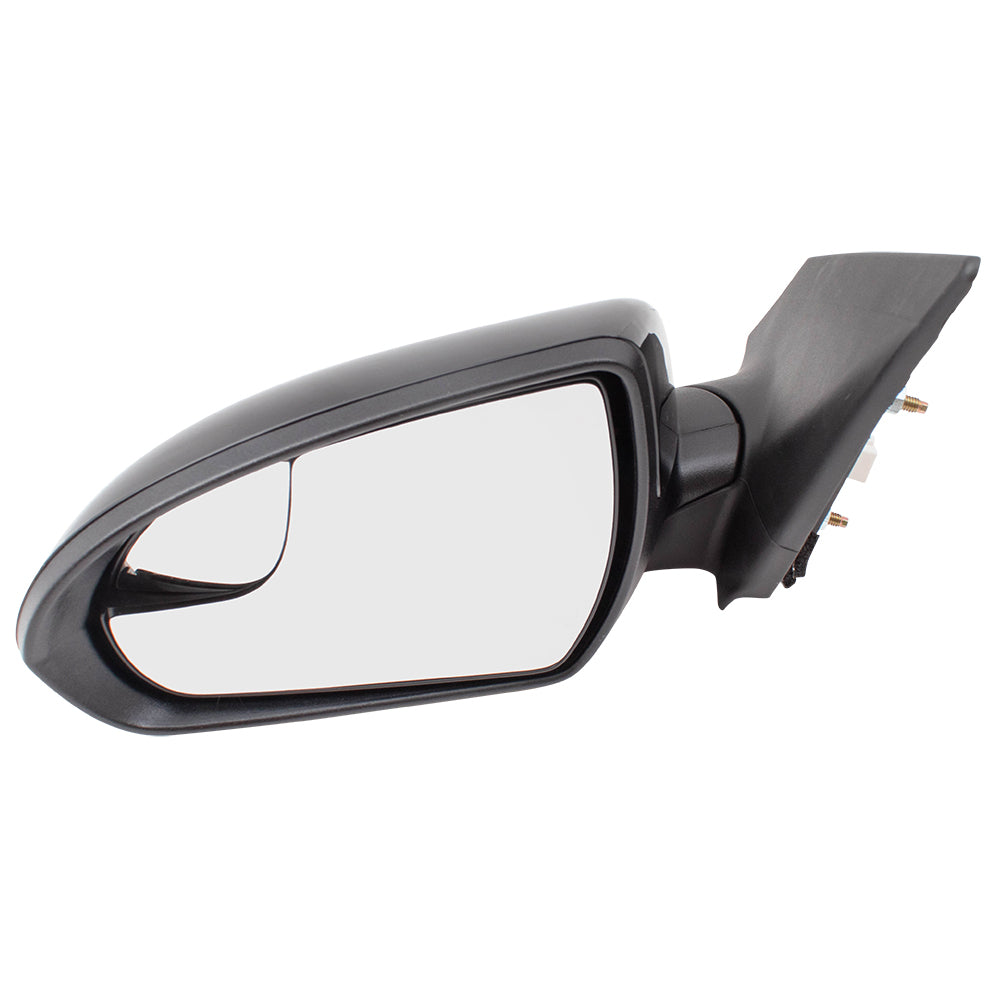 Brock Replacement Drivers Power Side View Mirror Heated w/ Spotter Glass Compatible with Elantra Sedan US 87610-F3060