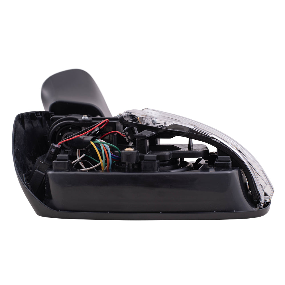 Brock Replacement Set Driver and Passenger Power Side Mirrors Heated Signal Blind Spot Detection Compatible with 2018-2019 Outback Legacy