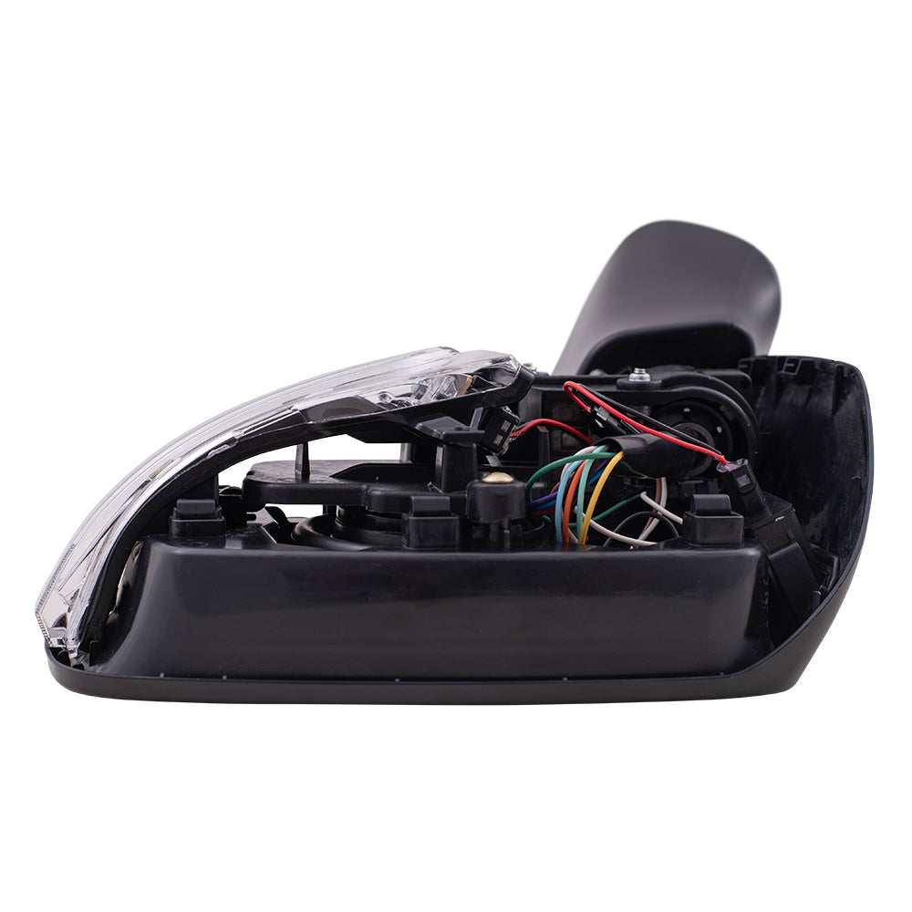 Brock Replacement Driver Power Side Mirror Heated Signal Blind Spot Detection Compatible with 2018-2019 Outback Legacy