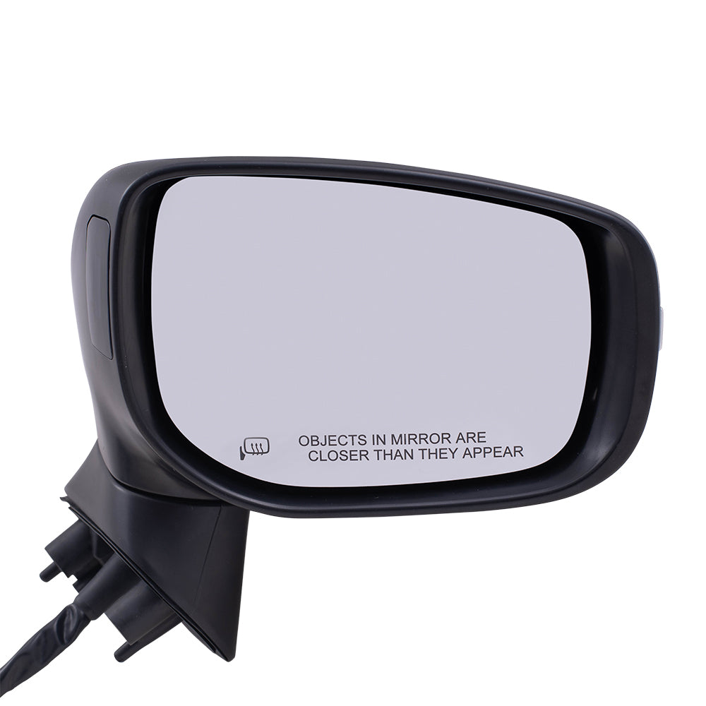 Brock Replacement Passenger Power Side Mirror Heated Signal Blind Spot Detection Compatible with 2018-2019 Outback Legacy
