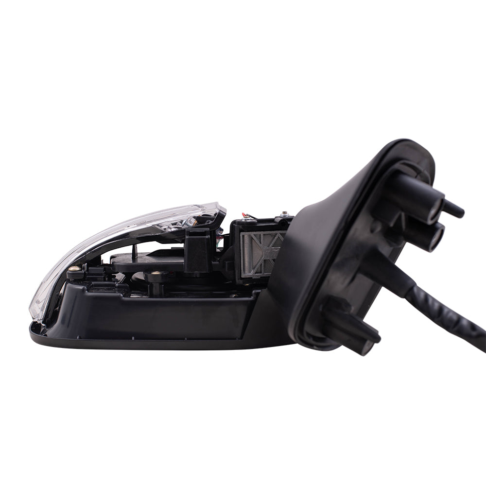 Brock Replacement Passenger Power Side Mirror Heated Signal Blind Spot Detection Compatible with 2018-2019 Outback Legacy