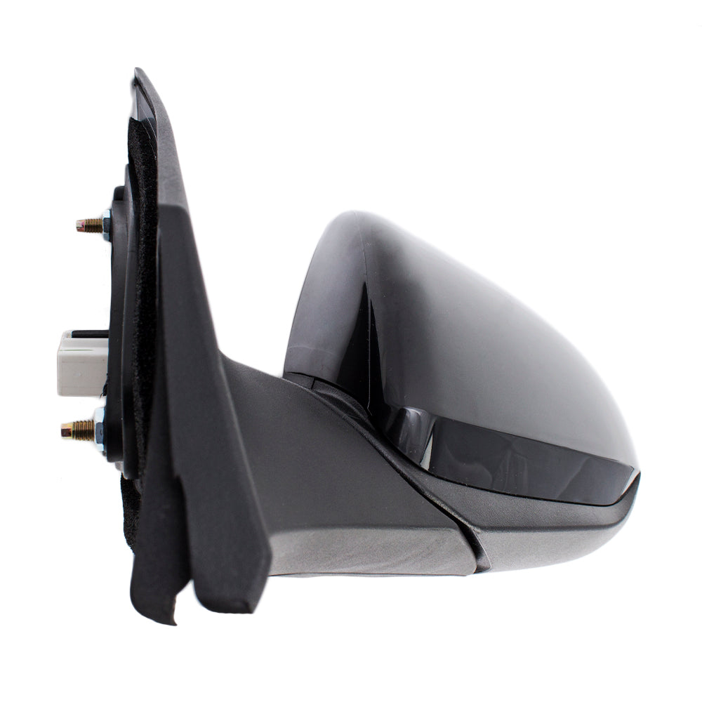 Brock Replacement Drivers Power Side View Mirror Heated w/ Blind Spot Detection Compatible with 17-18 Elantra Sedan 87610F3020