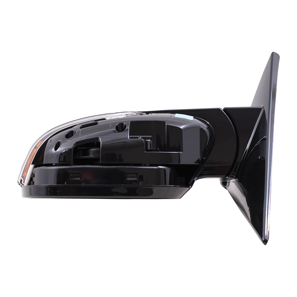 Brock Replacement Power Folding Passenger Side Power Mirror Assembly w/ Heat Signal BSD Compatible with 17-19 Soul