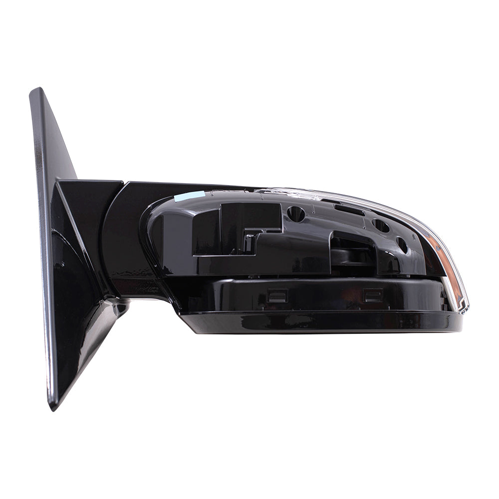 Brock Replacement Power Folding Passenger Side Power Mirror Assembly w/ Heat Signal BSD Compatible with 17-19 Soul