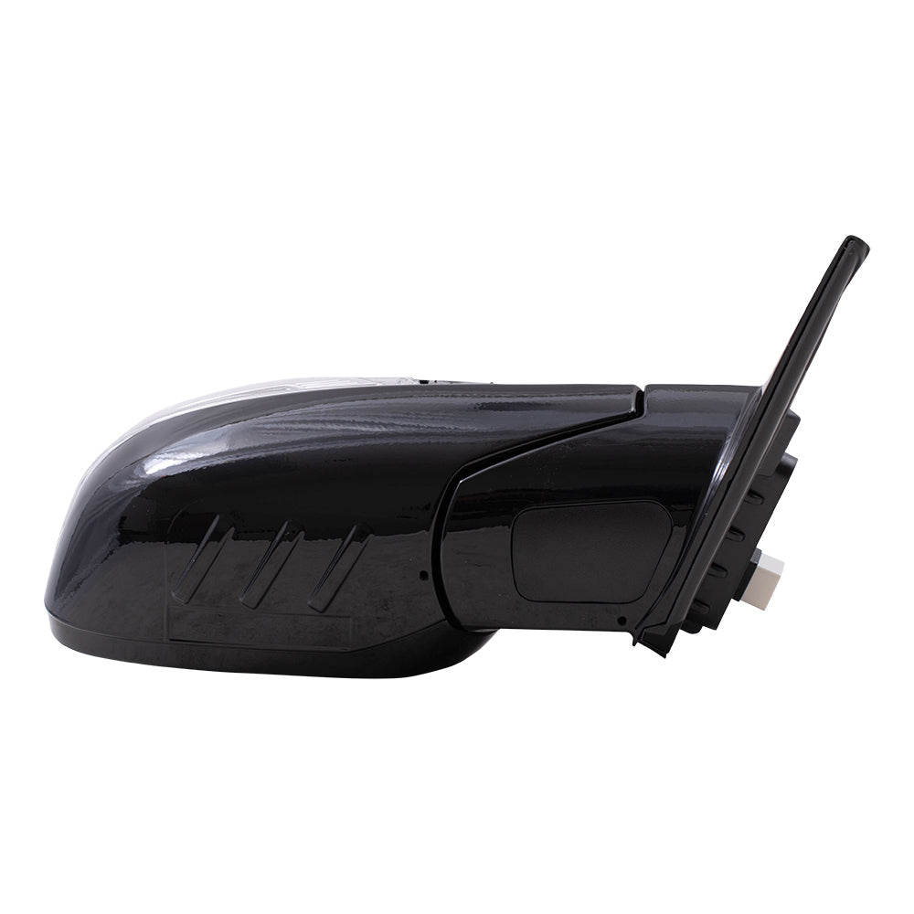 Brock Replacement Power Folding Passenger Side Power Mirror Assembly w/ Heat Signal BSD Compatible with 17-19 Soul