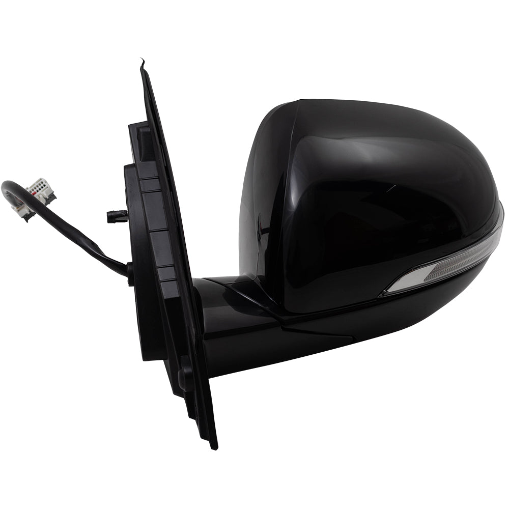 Brock Replacement Side View Power Mirror Compatible with 2016-2019 Sorento Drivers Heated Signal Left 87610C6080 87610 C6080