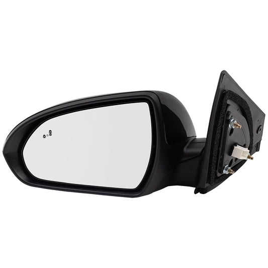 Brock Replacement Side View Power Mirror Compatible with 2017-2018 Elantra Sedan Drivers Heated Signal Blind Spot Detection 87610F3030 87610F2290