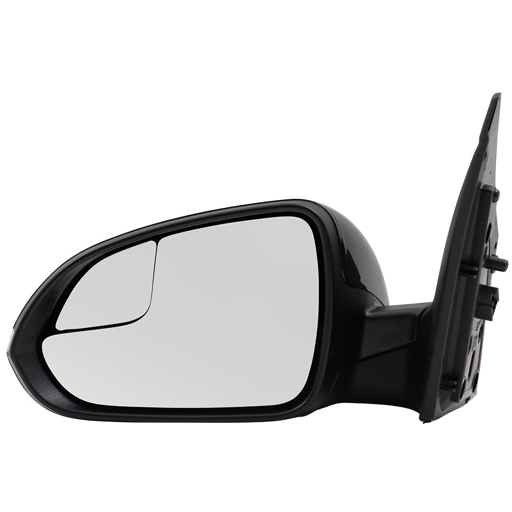 Brock Replacement Pair Side View Power Mirrors Compatible with 2018-2019 Accent Sedan Set Heated Signal Spotter Glass 87610J0110 87620J0070