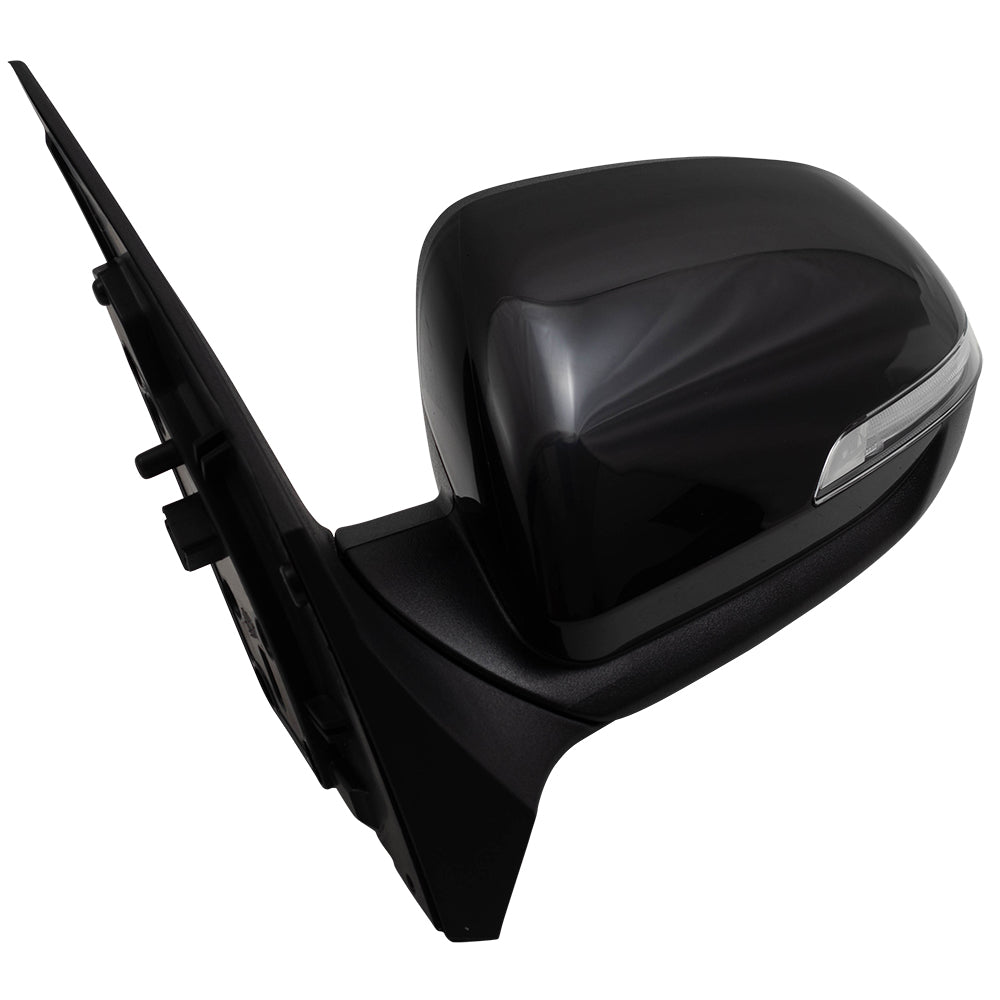 Brock Replacement Side View Power Mirror Compatible with 2018-2019 Accent Sedan Drivers Heated Signal Spotter Glass Left 87610J0110 87610-J0110
