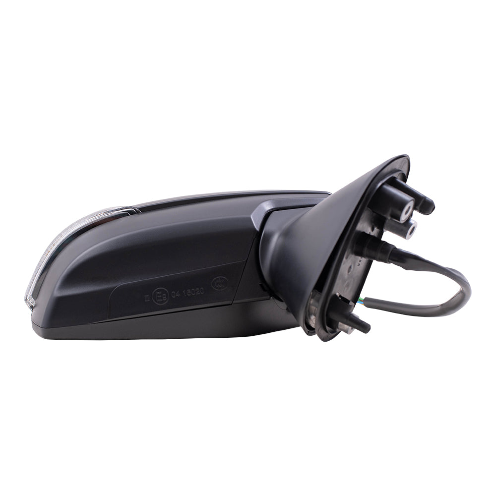 Brock Replacement Driver and Passenger Side Power Mirrors Paint to Match Black with Heat, Signal and Blind Spot Detection Compatible with 2016-2020 WRX & 2016 Crosstrek Hybrid