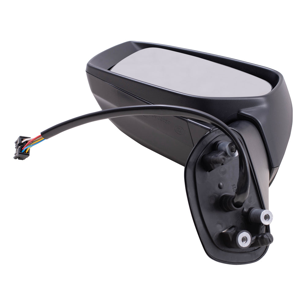 Brock Replacement Driver Side Power Mirror Paint to Match Black with Heat, Signal and Blind Spot Detection Compatible with 2016-2020 WRX & 2016 Crosstrek Hybrid