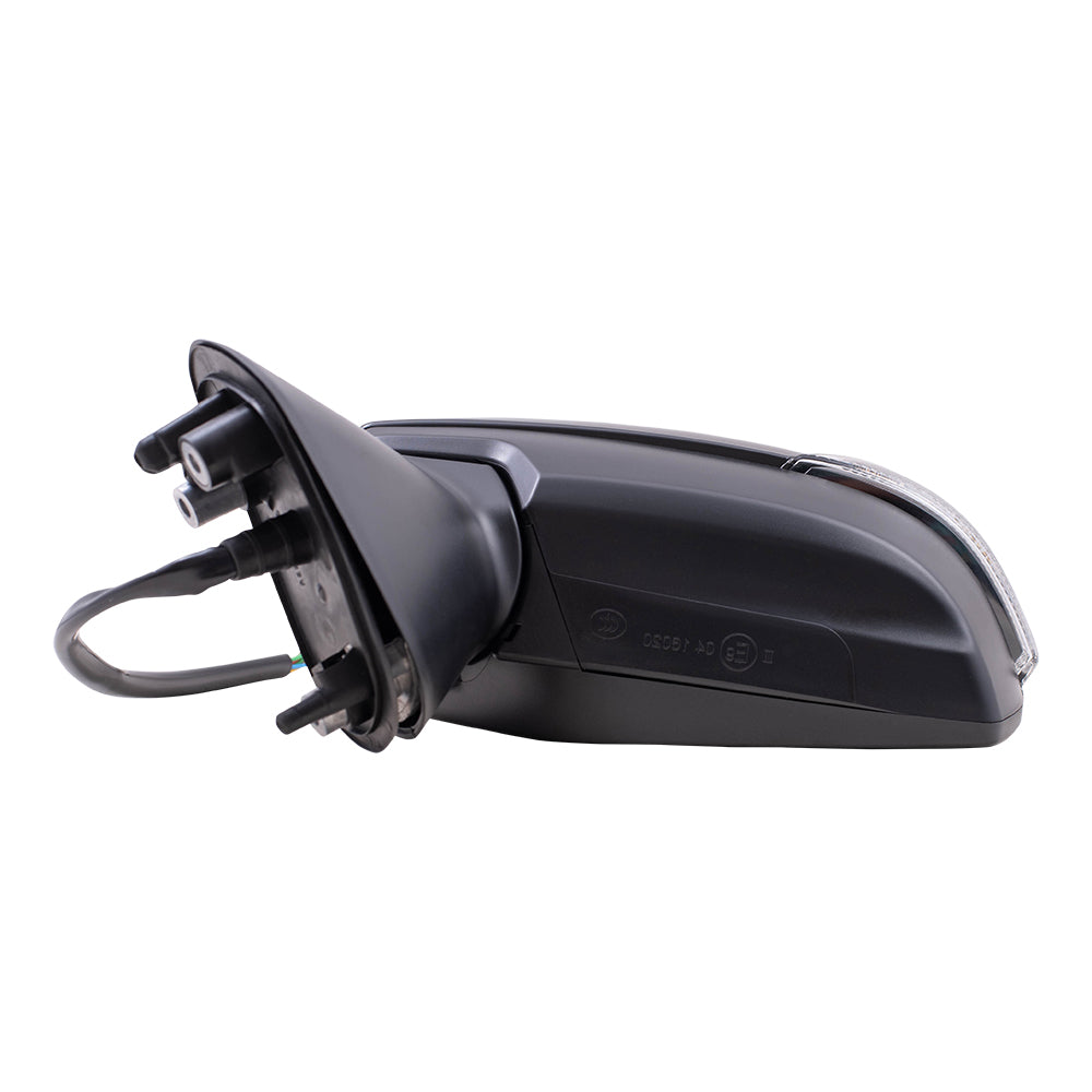 Brock Replacement Driver Side Power Mirror Paint to Match Black with Heat, Signal and Blind Spot Detection Compatible with 2016-2020 WRX & 2016 Crosstrek Hybrid