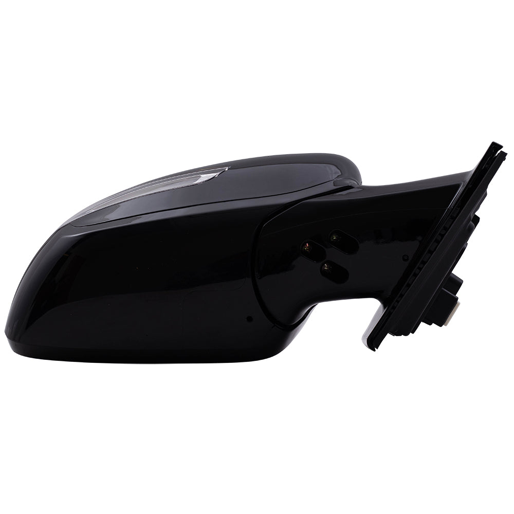 Brock Replacement Passengers Power Folding Side View Mirror Heated Signal Compatible with 17-19 Sportage replaces 87620D9120 KI1321198