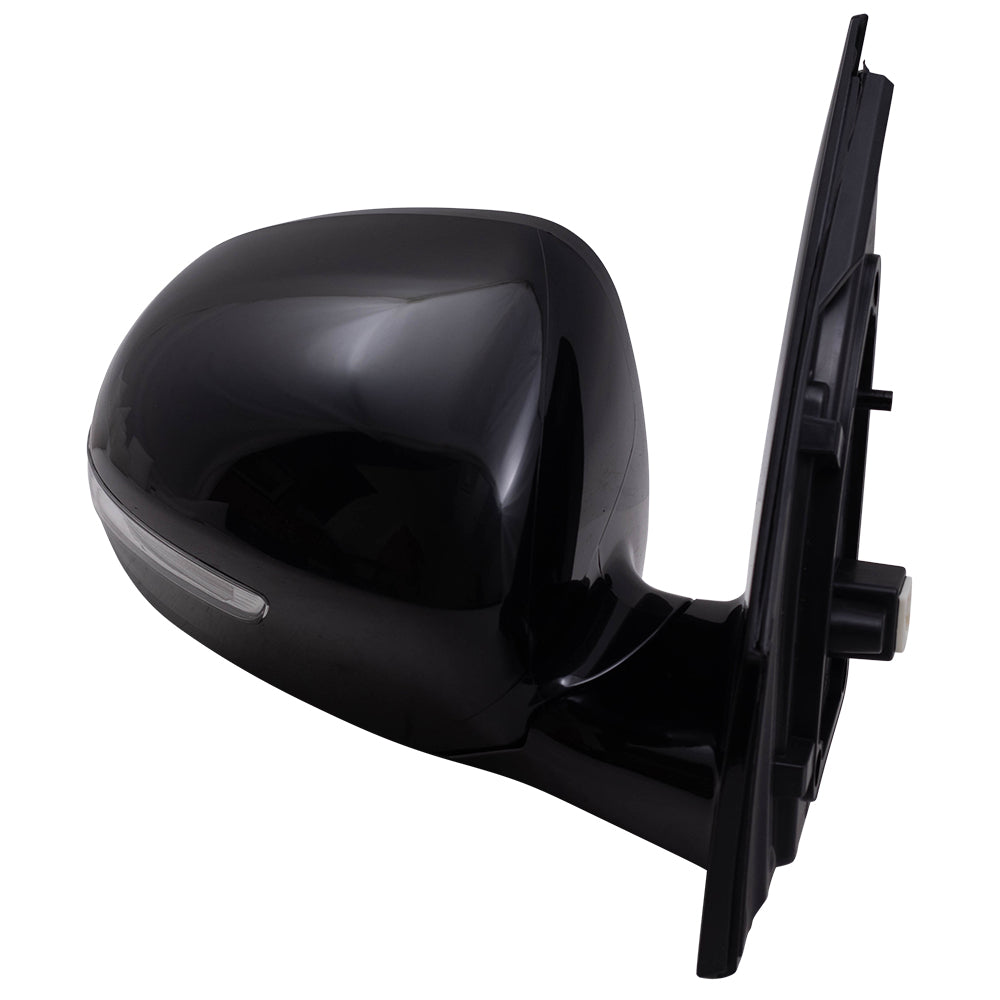 Brock Replacement Passengers Power Folding Side View Mirror Heated Signal Compatible with 17-19 Sportage replaces 87620D9120 KI1321198