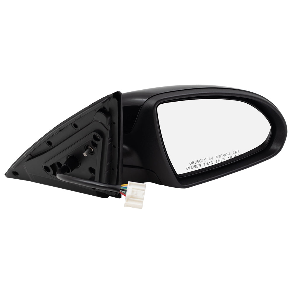 Brock Replacement Pair Side View Power Mirrors Compatible with 2016-2018 Optima Heated Signal Power Folding Driver and Passenger Set Replacement fits 87610D5030 87620D5030