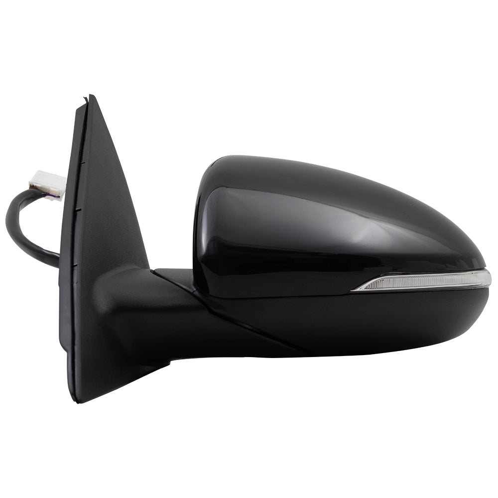 Brock Replacement Side View Power Mirror Compatible with 2016-2018 Optima Heated Signal Power Folding Memory Driver Replacement fits 87610D5040 87610 D5040