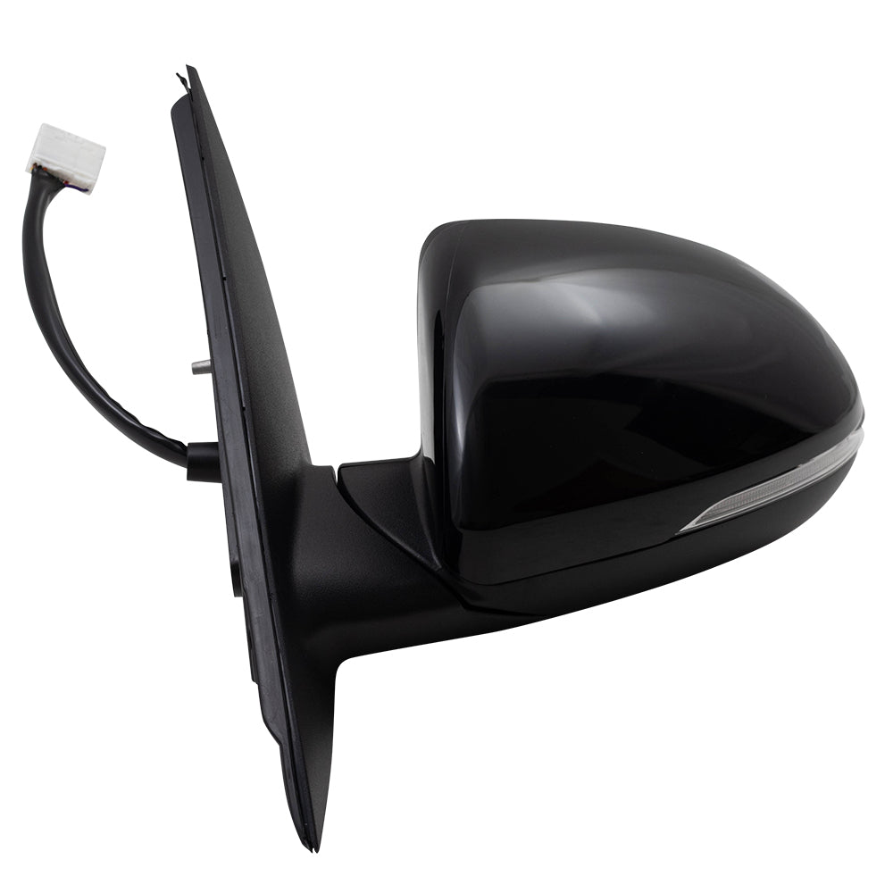 Brock Replacement Side View Power Mirror Compatible with 2016-2018 Optima Heated Signal Power Folding Memory Driver Replacement fits 87610D5040 87610 D5040