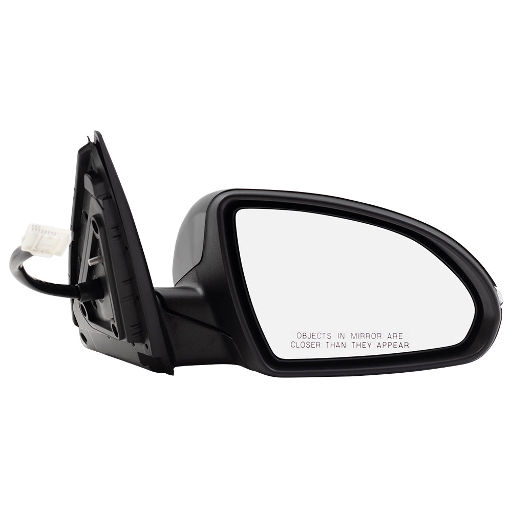 Brock Replacement Side View Power Mirror Compatible with 2016-2018 Optima Heated Signal Power Folding Memory Passenger Replacement fits 87620 D5040 87620D5040