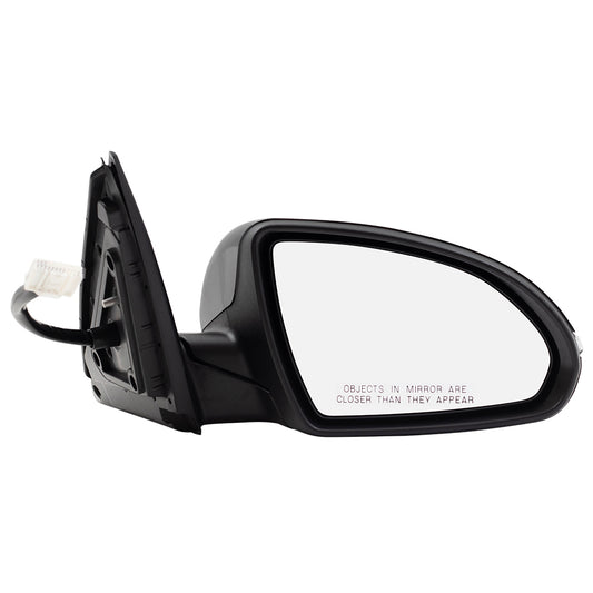 Brock Replacement Side View Power Mirror Compatible with 2016-2018 Optima Heated Signal Power Folding Memory Passenger Replacement fits 87620 D5040 87620D5040