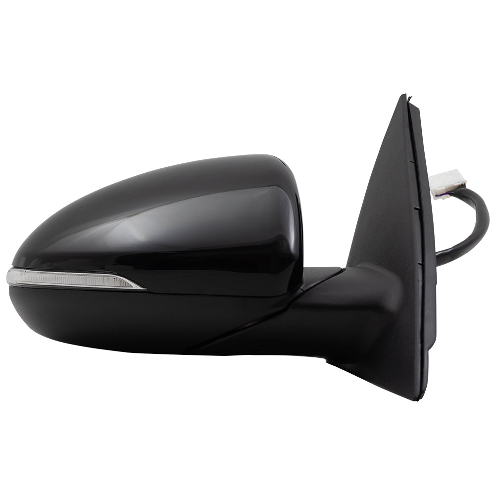 Brock Replacement Side View Power Mirror Compatible with 2016-2018 Optima Heated Signal Power Folding Memory Passenger Replacement fits 87620 D5040 87620D5040