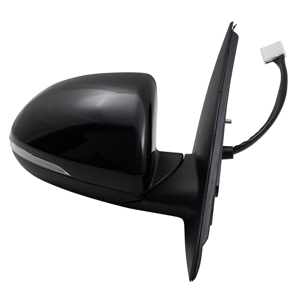 Brock Replacement Side View Power Mirror Compatible with 2016-2018 Optima Heated Signal Power Folding Memory Passenger Replacement fits 87620 D5040 87620D5040