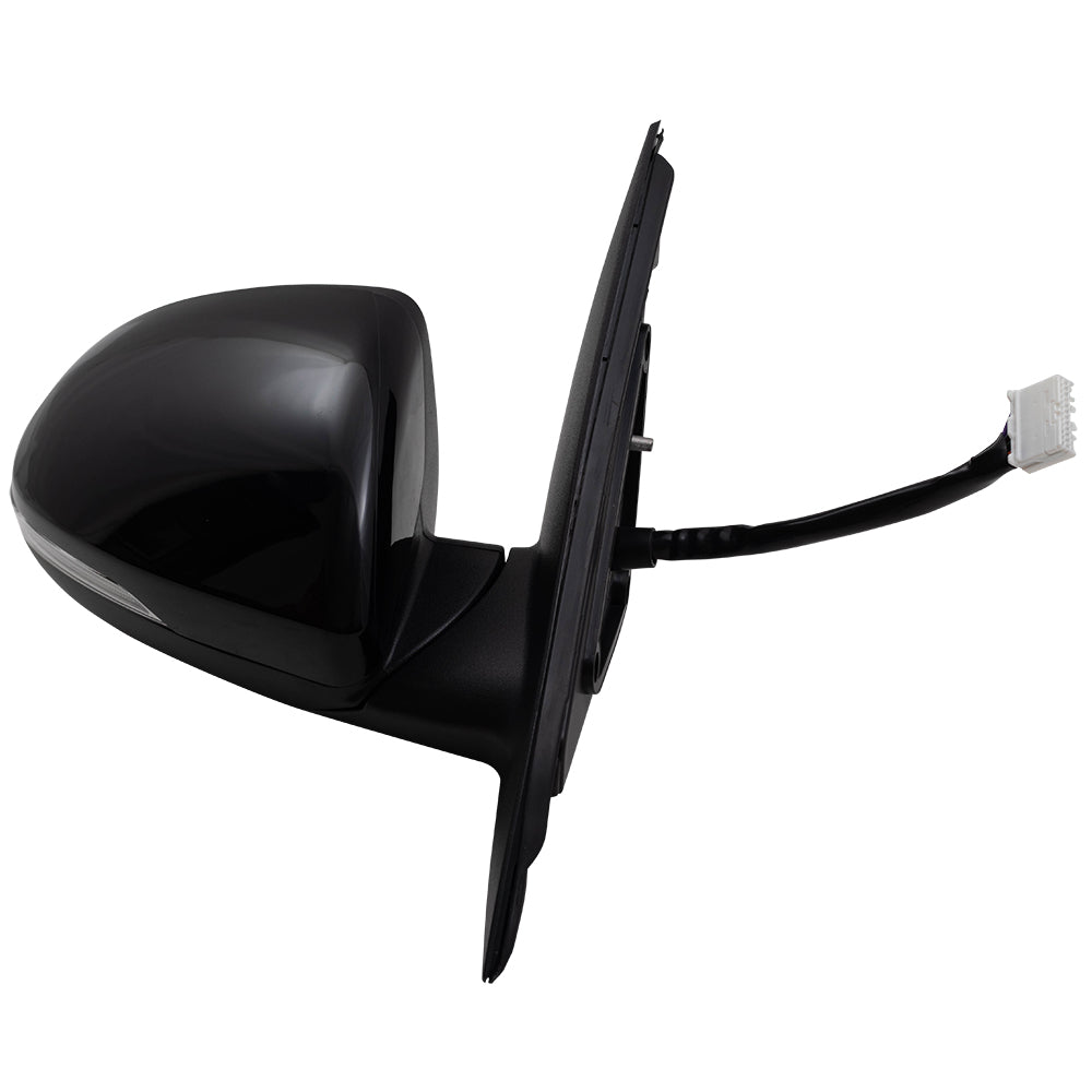Brock Replacement Pair Side View Power Mirrors Compatible with 2016-2018 Optima Heated Signal Power Folding Memory Blind Spot Detection Set Replacement fits 87610D5050 87620D5050