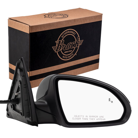 Brock Replacement Side View Power Mirror Compatible with 2016-2018 Optima Passenger Heated Signal Power Folding Memory Blind Spot Detection Replaces 87620D5050 87620 D5050